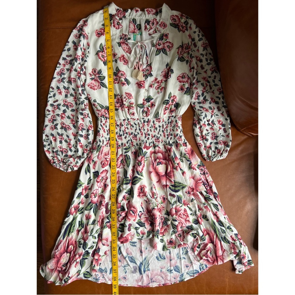 FARM RIO x Anthropologie Floral Smocked Dress, XSP - Picture 4 of 14